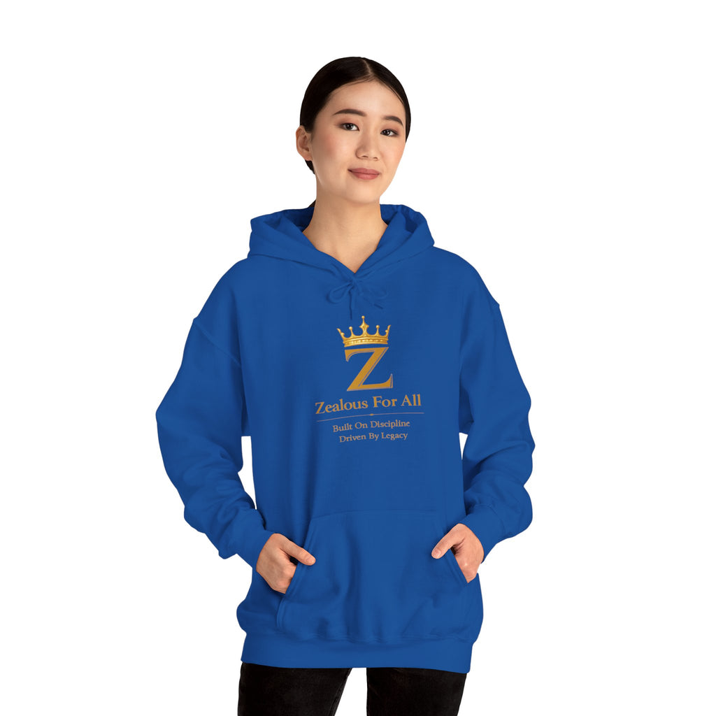 Zealous For All Hoodie — Gold Logo - Zealous For All