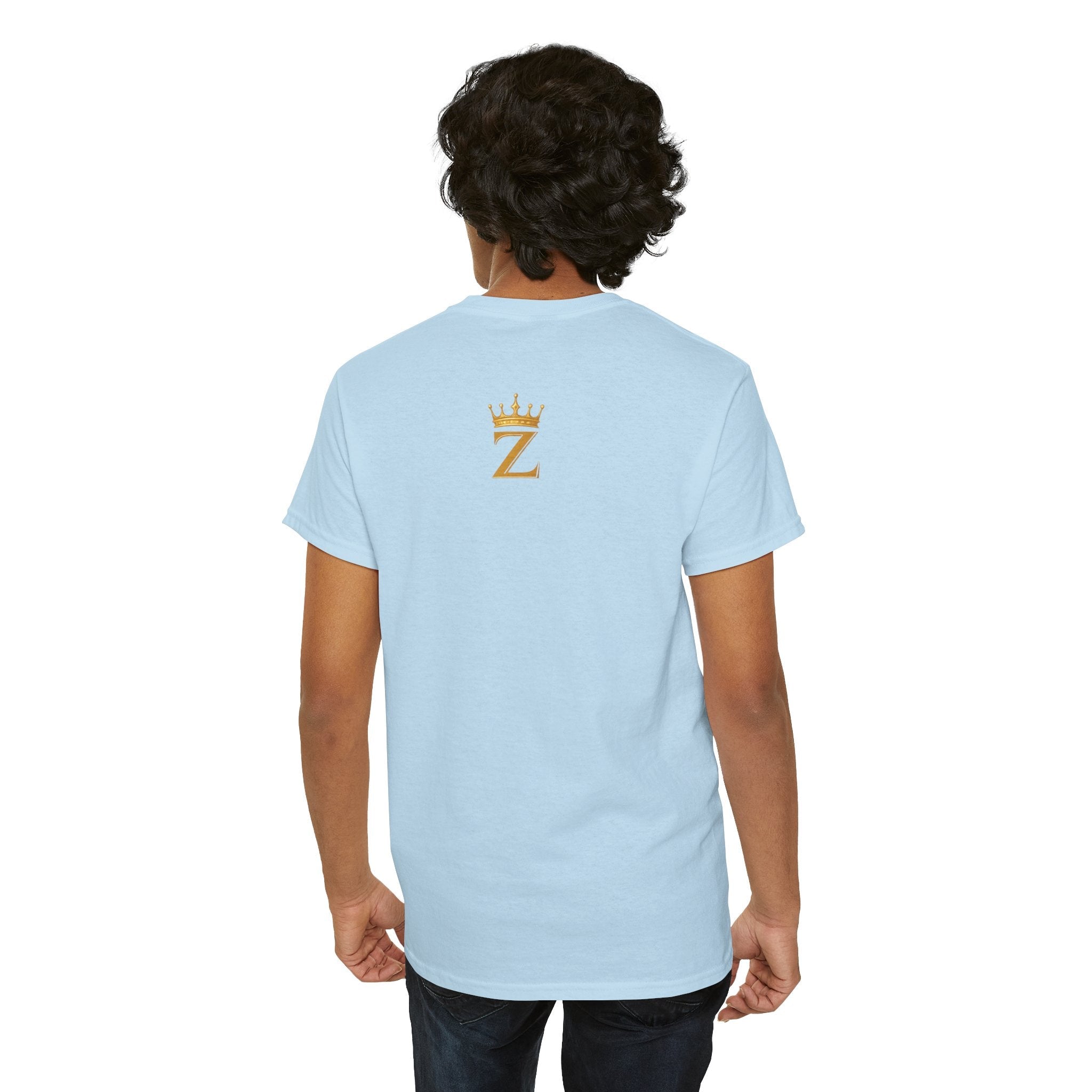 Unisex Zealous For All T-Shirt (Gold Logo (with Back logo) T-shirt) Printify