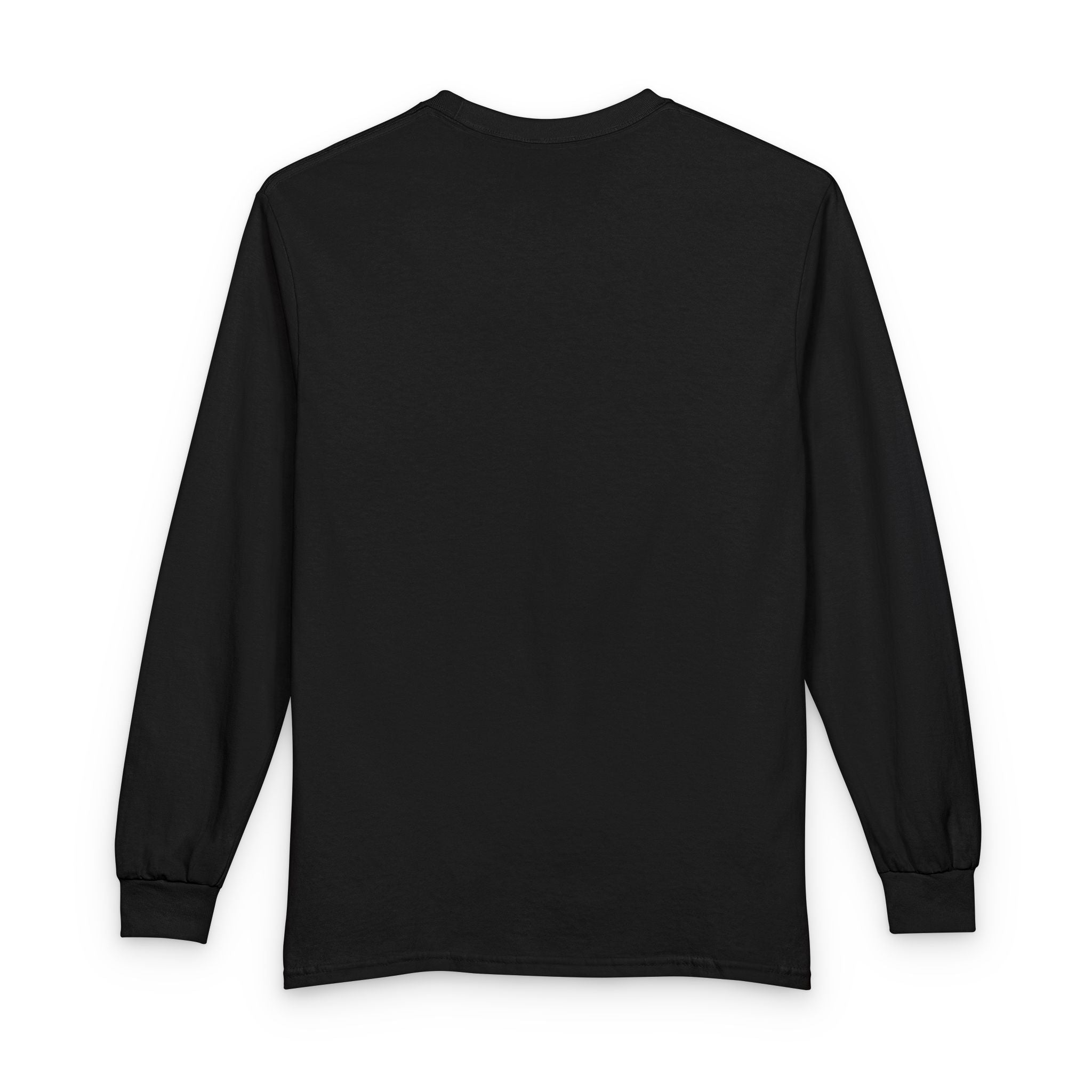 Long Sleeve Shirt — "Zealous For All" Gold Crown Logo, Printify
