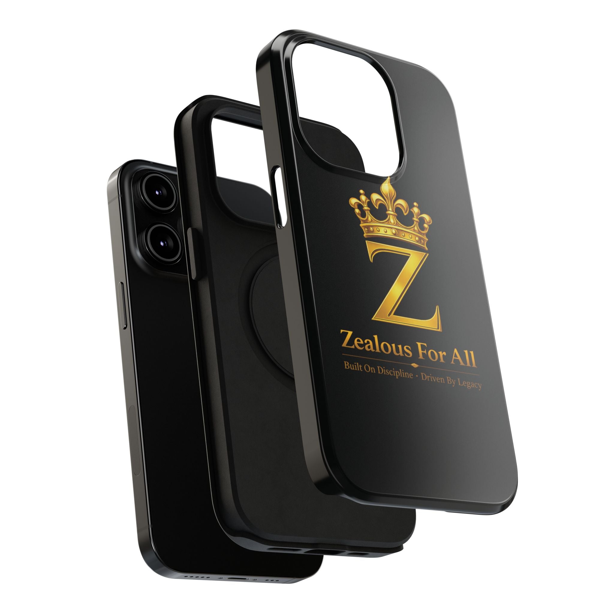 ZFA Phone Case  — "Zealous For All" Gold Crown Impact-Resistant Case Printify