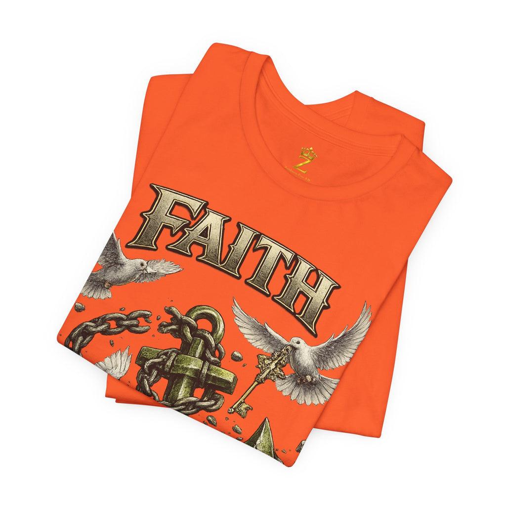 Faith Prevails T‑Shirt (Green Anchor) Printify