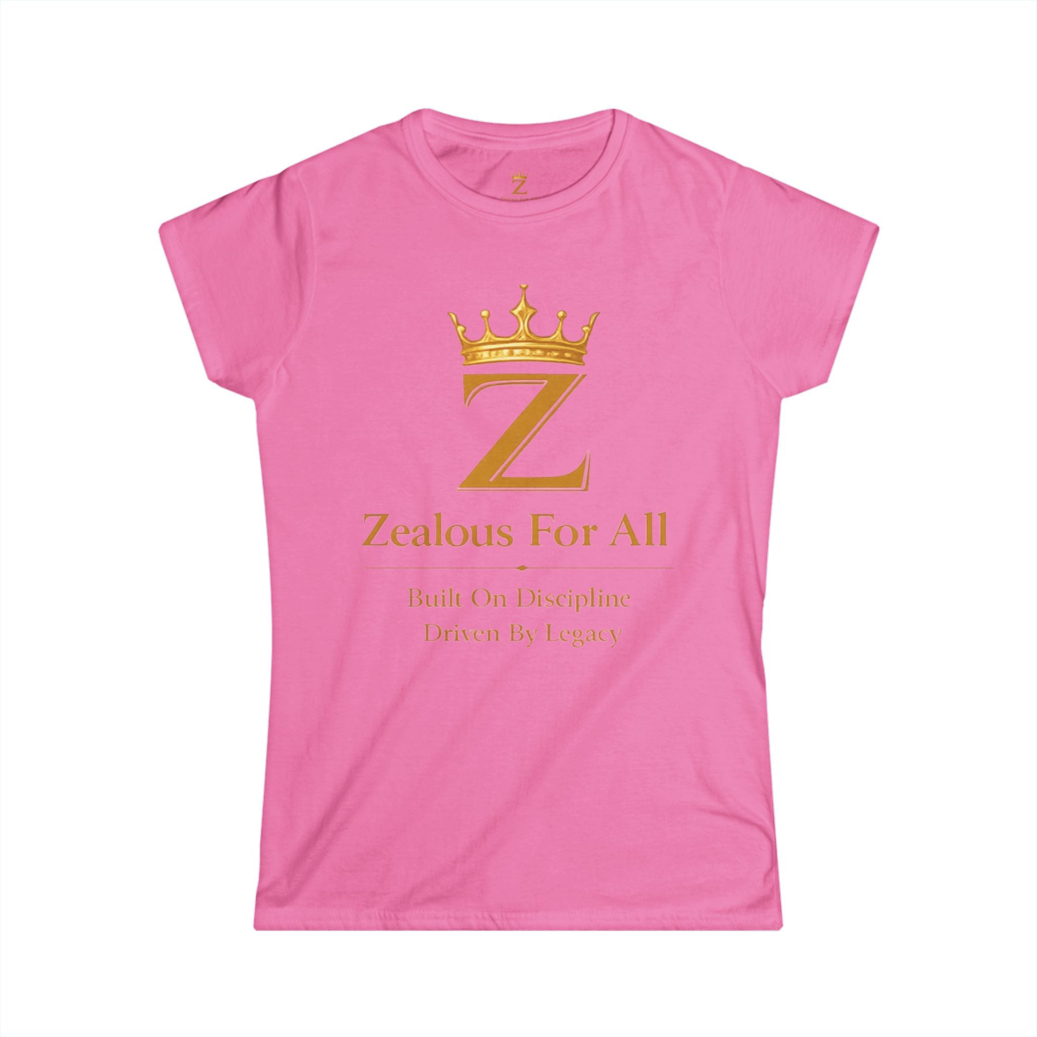 Women's Zealous For All (Gold Crown Shirt) Printify