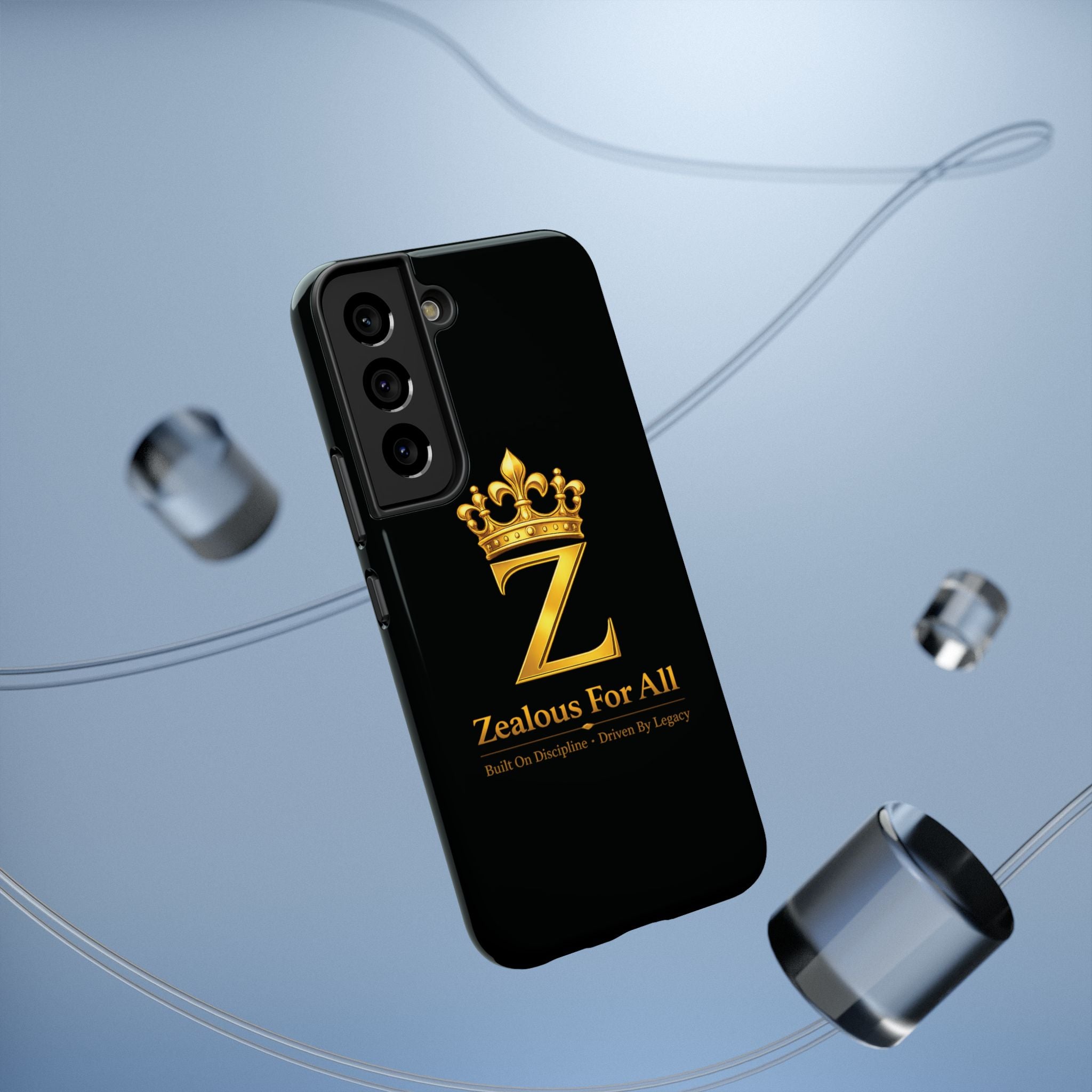 ZFA Phone Case  — "Zealous For All" Gold Crown Impact-Resistant Case Printify