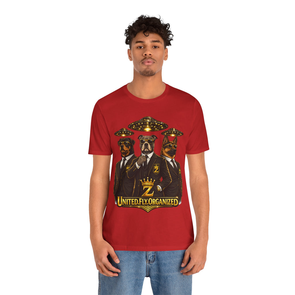COMING SOON... United. Fly. Organized. Graphic Tee (Gold) Printify