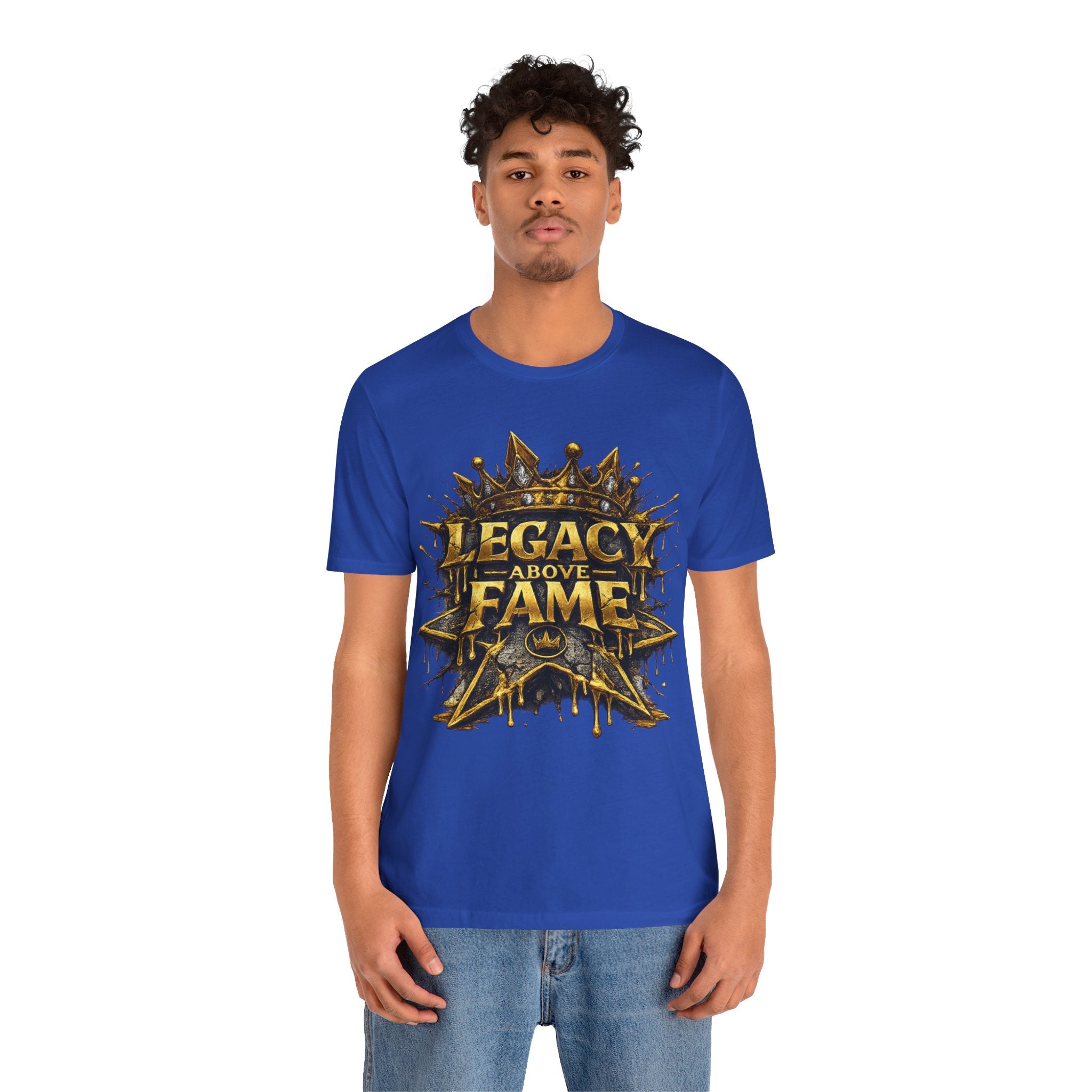 COMING SOON... Legacy Above Fame Graphic Tee (Gold Crown) Printify