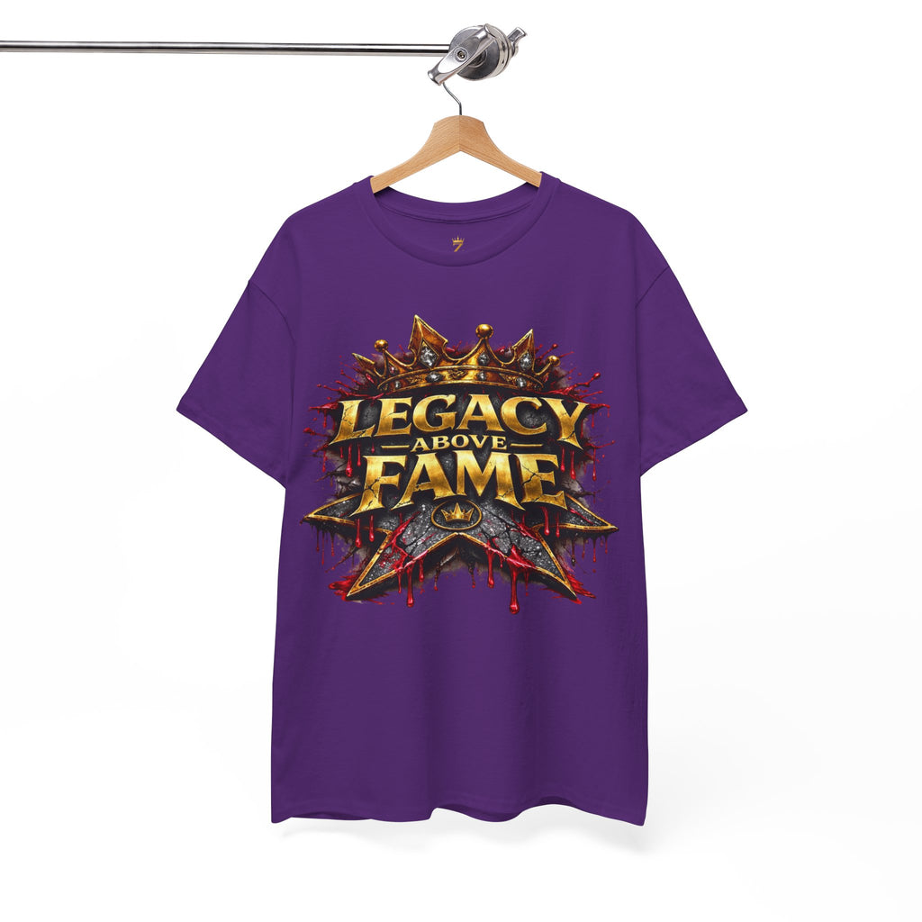 Adult Legacy Above Fame Graphic T-Shirt (Red Drip) - Zealous For All