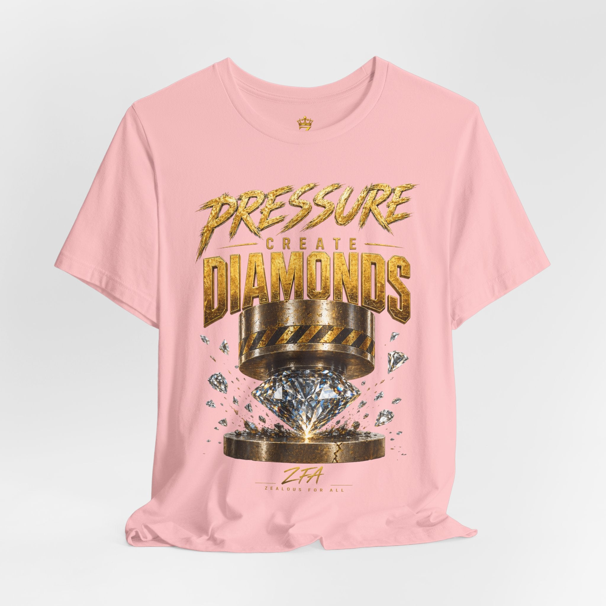 Pressure Create Diamonds T-Shirt — Motivational Graphic Tee