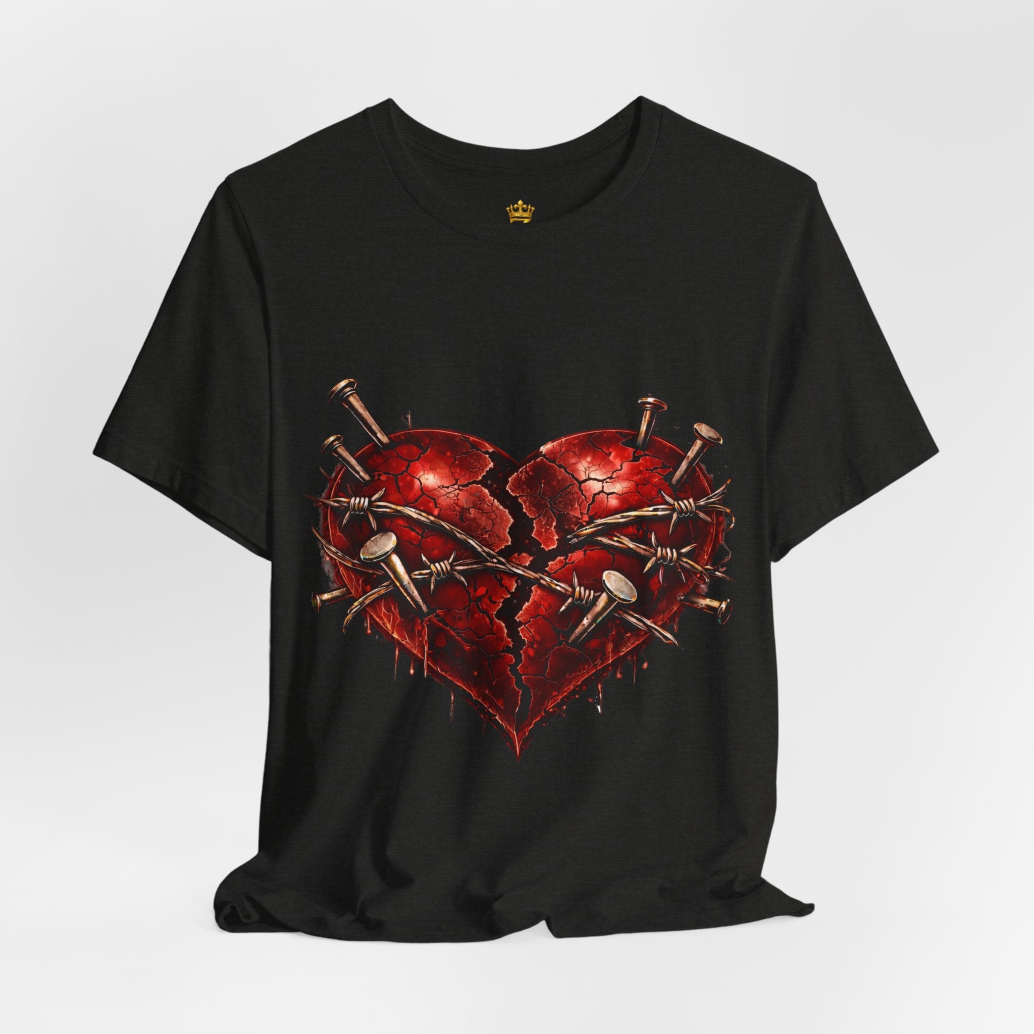 Red Heart T-Shirt (Discipline Over Emotions)