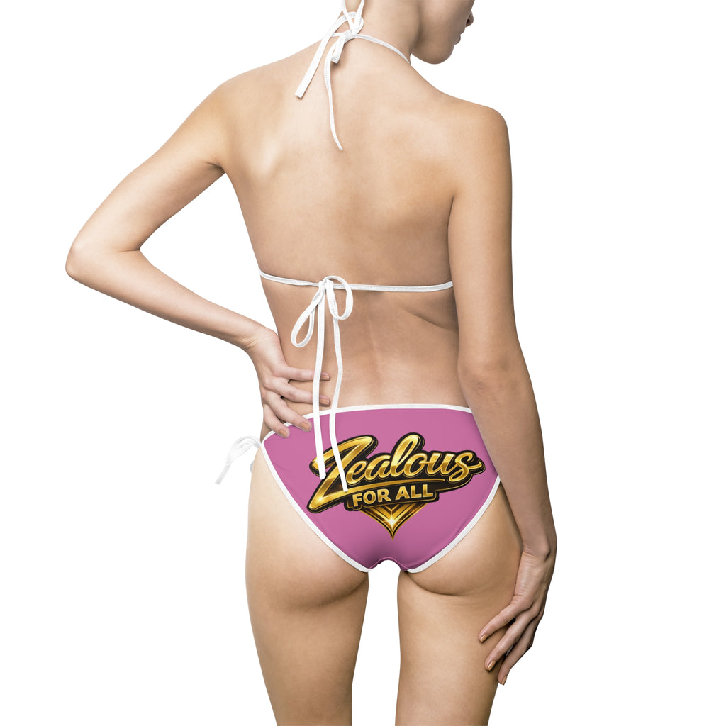 Women's Bikini Swimsuit (Pink)