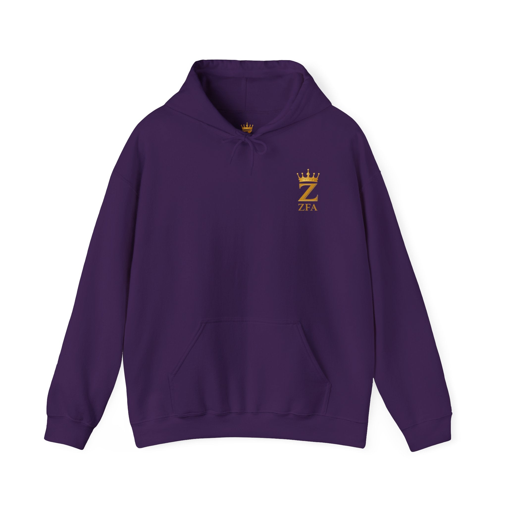 Zealous For All Hoodie — Gold Front Logo Sweatshirt - Zealous For All