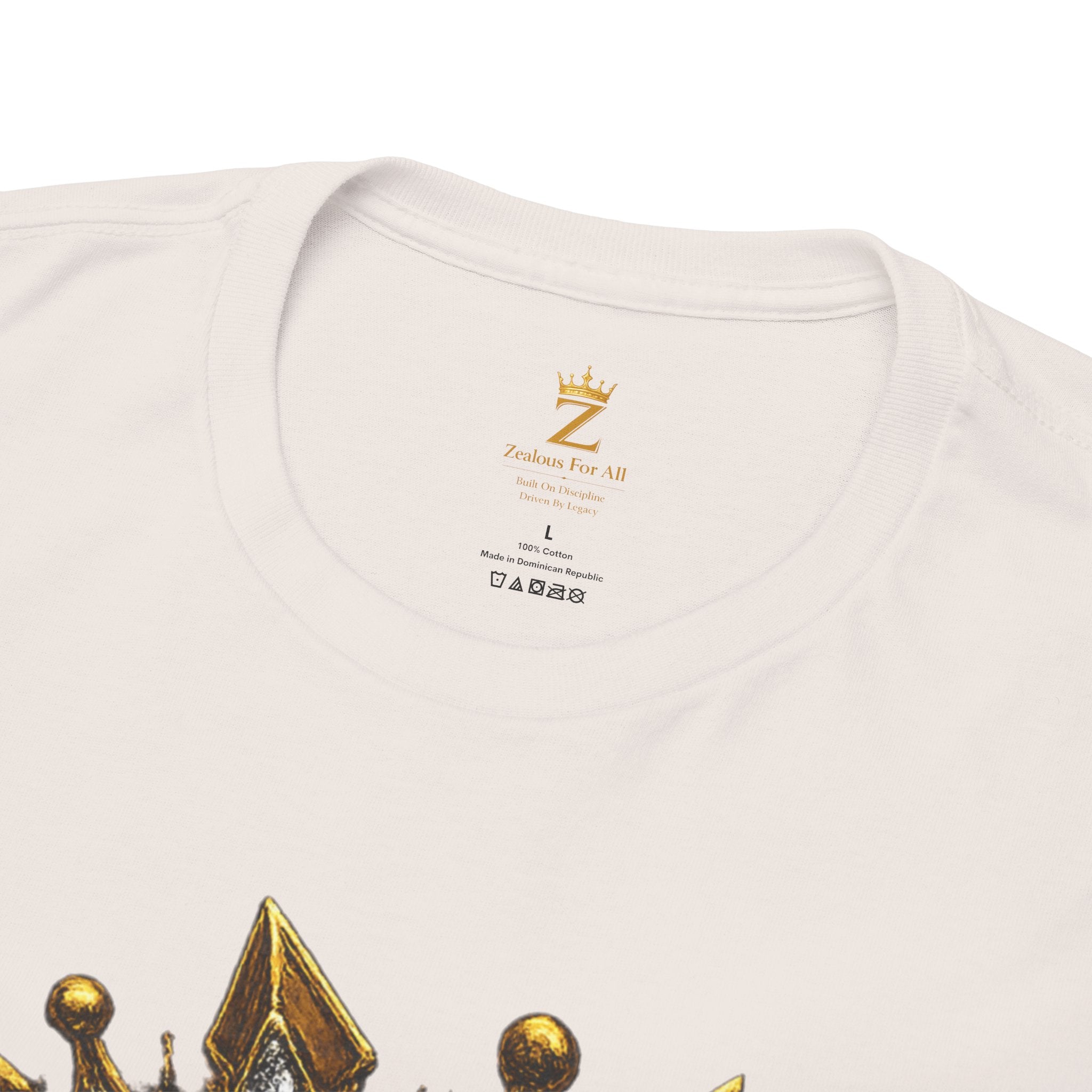 Adult Legacy Above Fame Graphic T-Shirt (Gold Drip) - Zealous For All