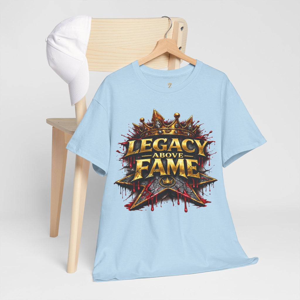 Adult Legacy Above Fame Graphic T-Shirt (Red Drip) - Zealous For All