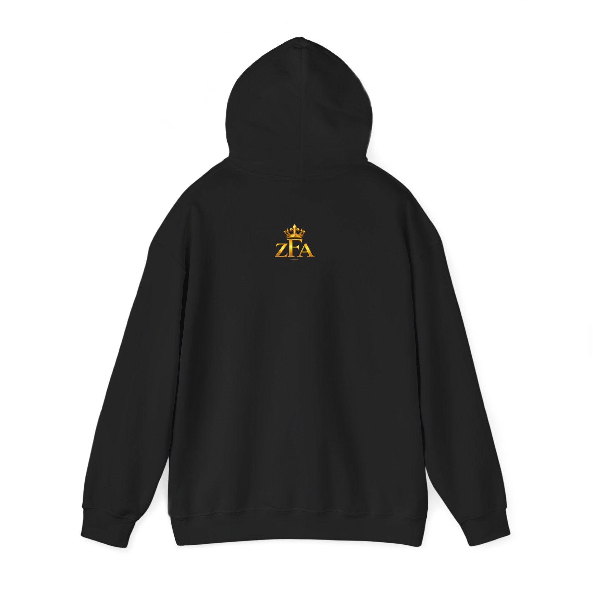 Zealous For All Hoodie — Gold Logo Printify