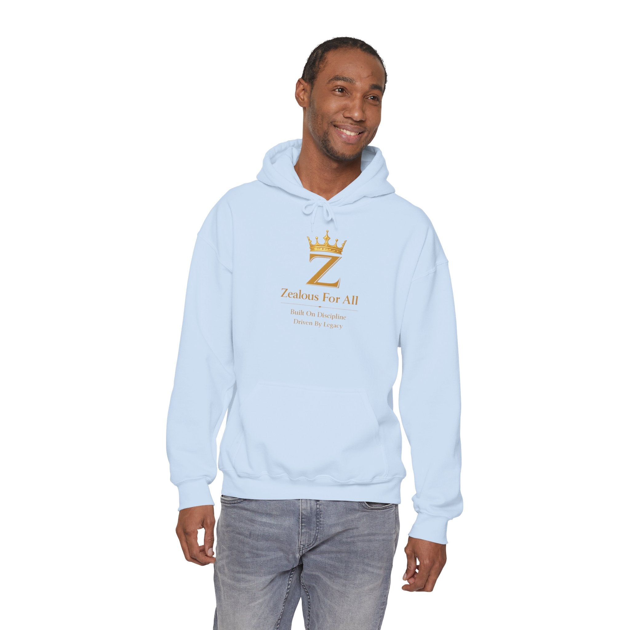 Zealous For All Hoodie — Gold Logo - Zealous For All