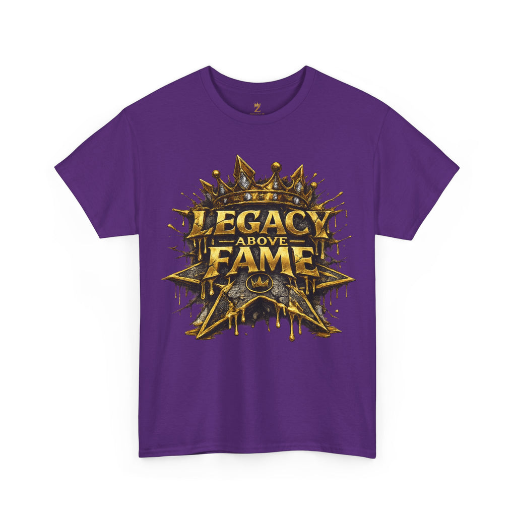 Adult Legacy Above Fame Graphic T-Shirt (Gold Drip) - Zealous For All