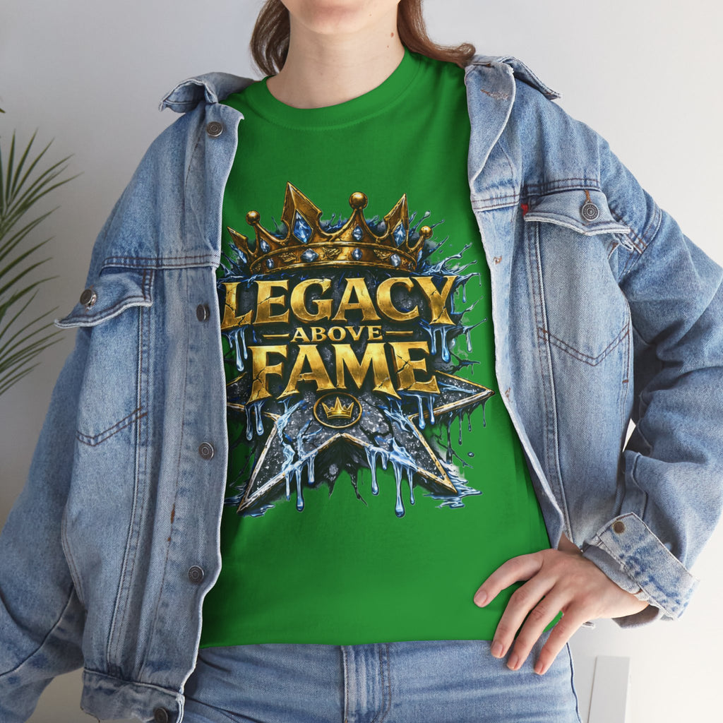 Adult Legacy Above Fame Graphic T-Shirt (Icy Blue Drip) - Zealous For All