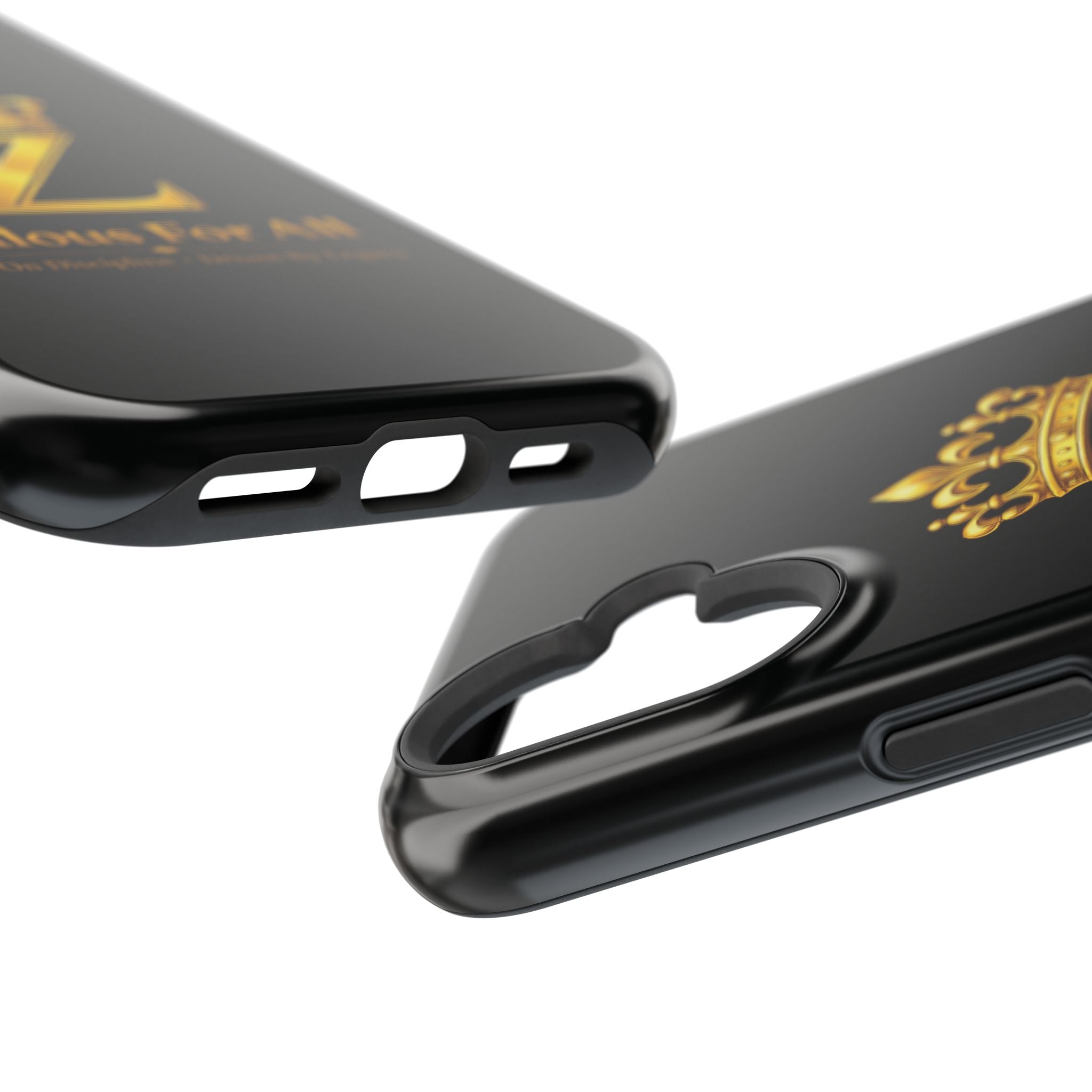 ZFA Phone Case  — "Zealous For All" Gold Crown Impact-Resistant Case Printify