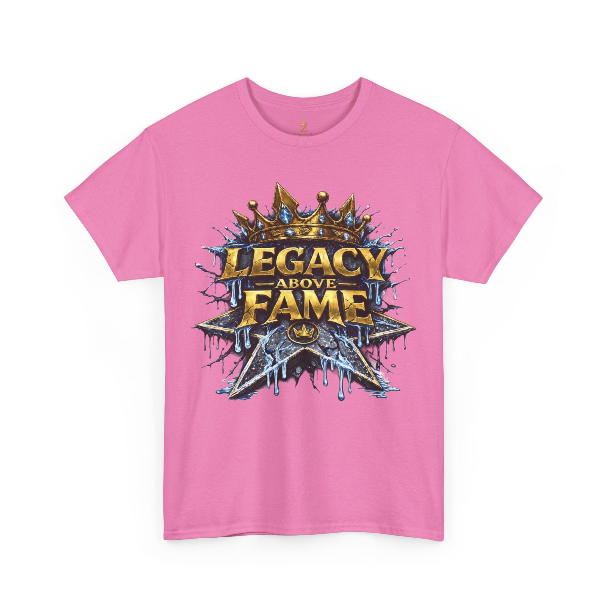 Adult Legacy Above Fame Graphic T-Shirt (Icy Blue Drip) - Zealous For All