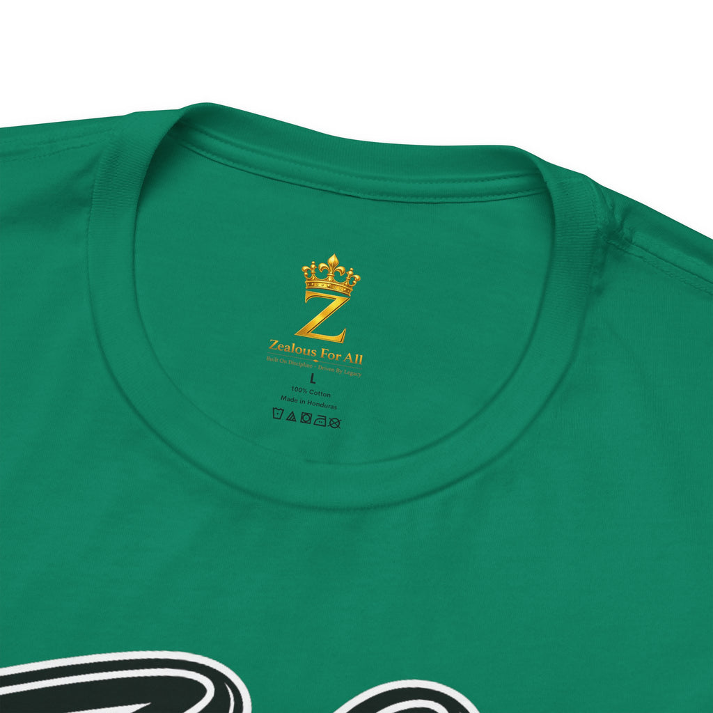 Zealous For All Graphic T-Shirt (Black Logo) Printify