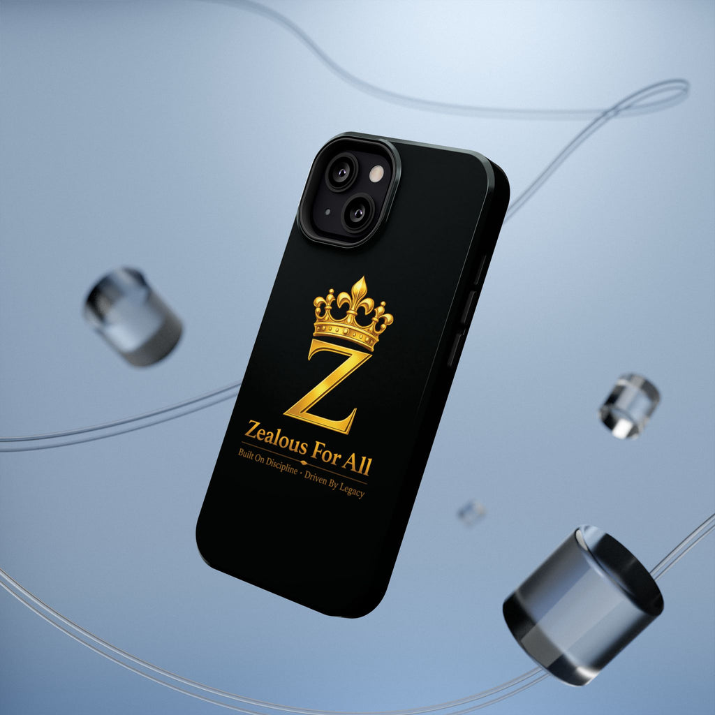 ZFA Phone Case  — "Zealous For All" Gold Crown Impact-Resistant Case Printify