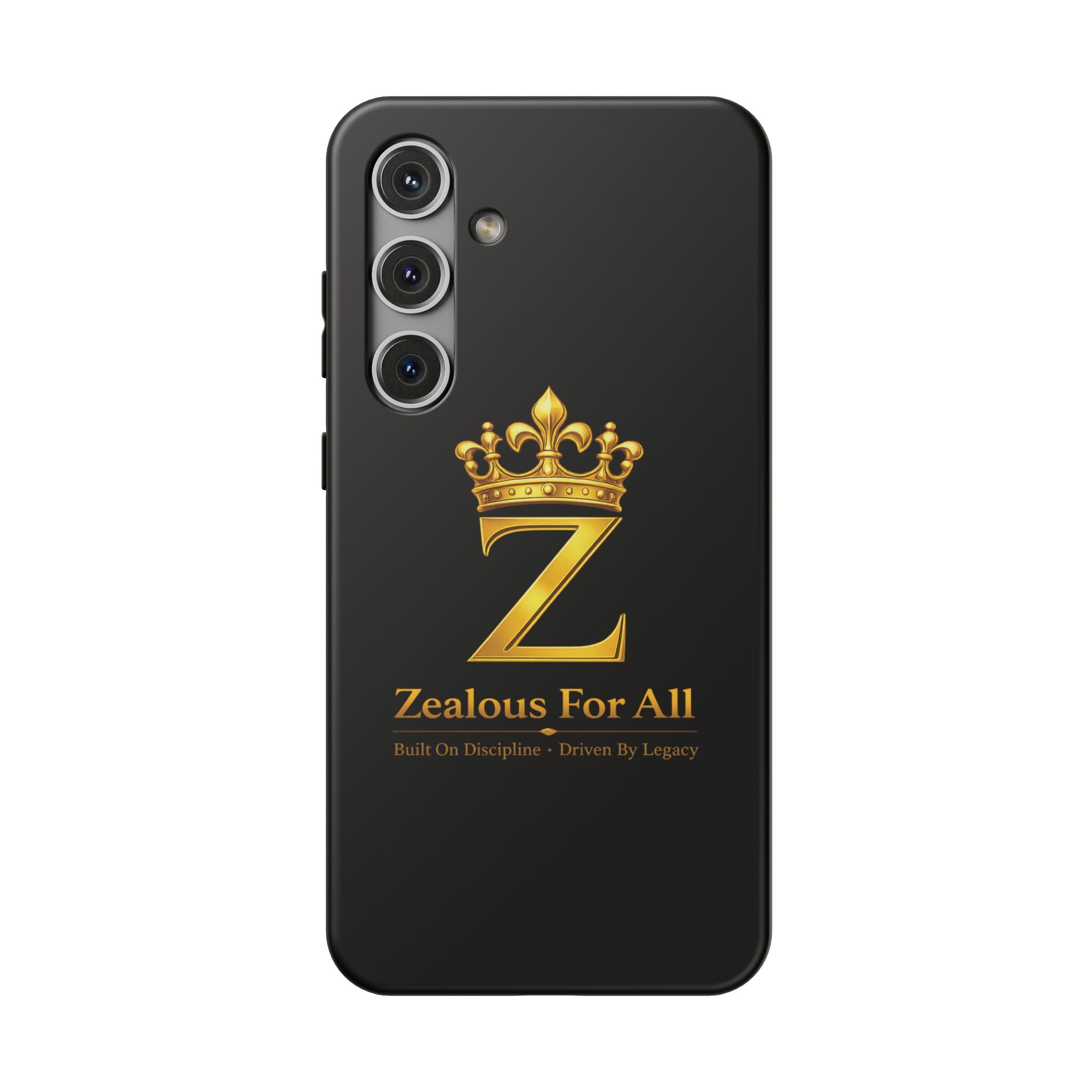 ZFA Phone Case  — "Zealous For All" Gold Crown Impact-Resistant Case Printify