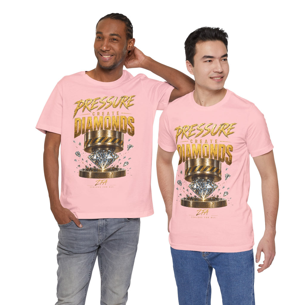 Pressure Create Diamonds T-Shirt — Motivational Graphic Tee