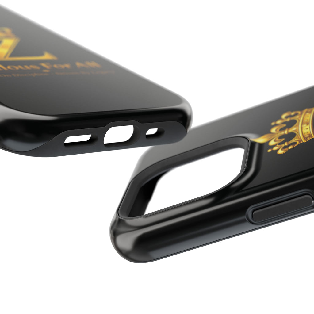 ZFA Phone Case  — "Zealous For All" Gold Crown Impact-Resistant Case Printify