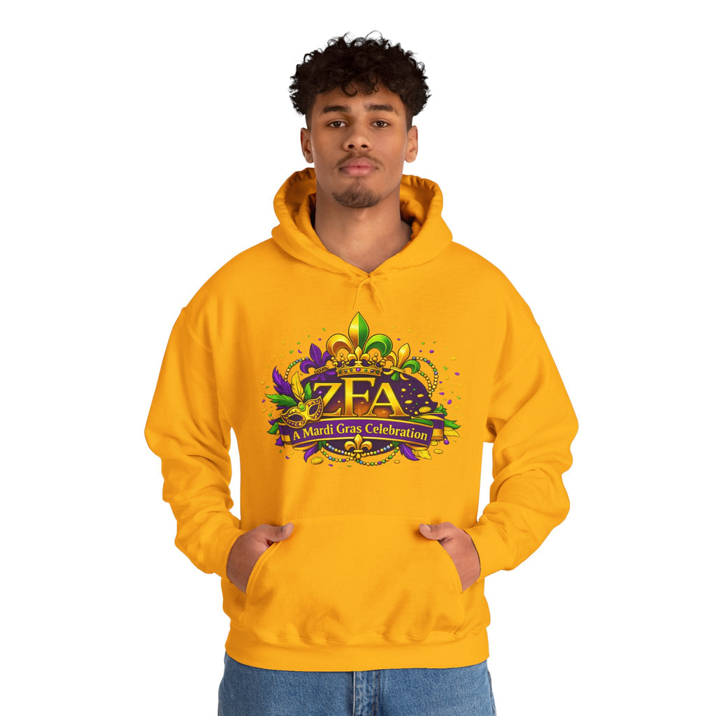 COMING WINTER... ZFA Mardi Gras Celebration Hoodie — Mardi Gras Edition Printify