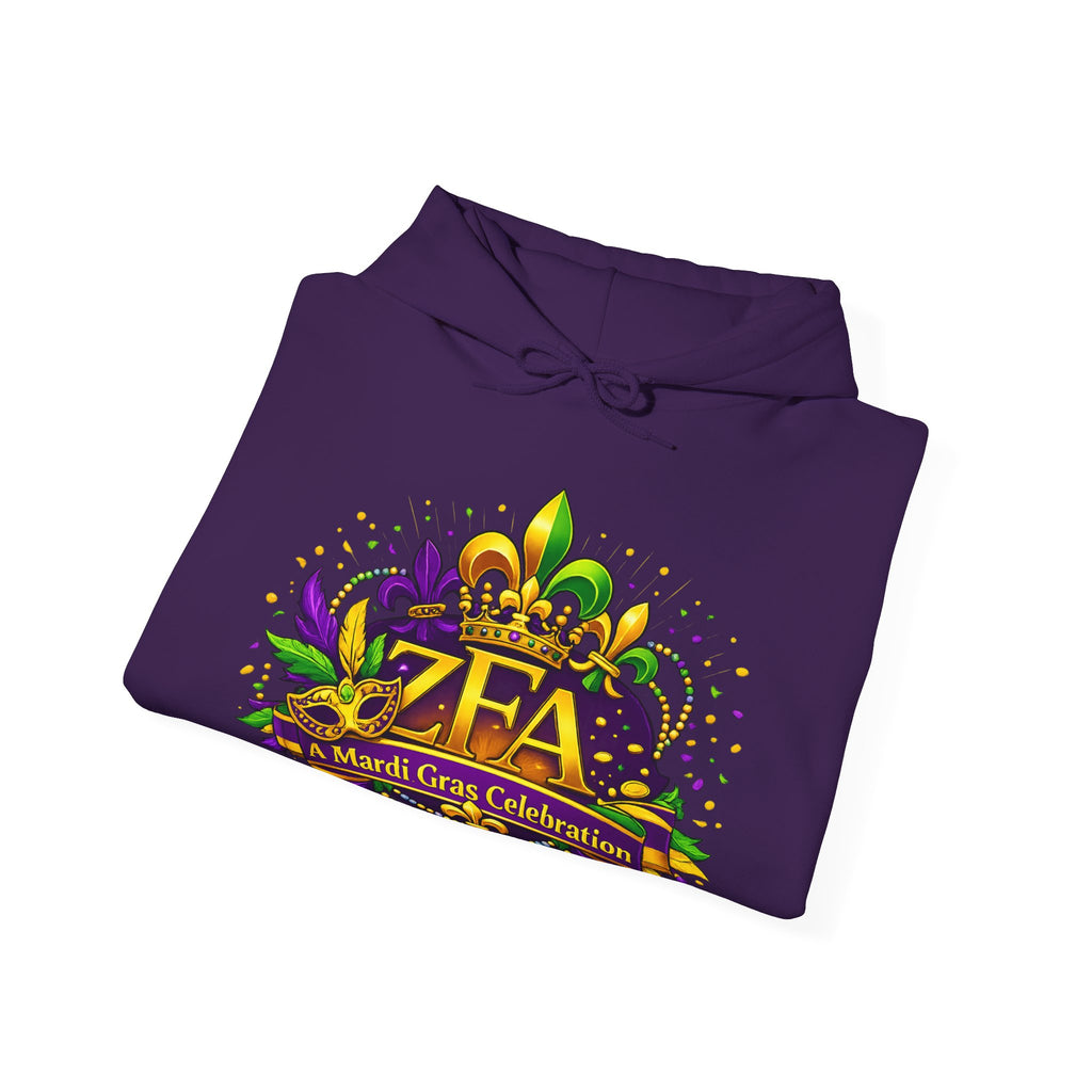 COMING WINTER... ZFA Mardi Gras Celebration Hoodie — Mardi Gras Edition Printify