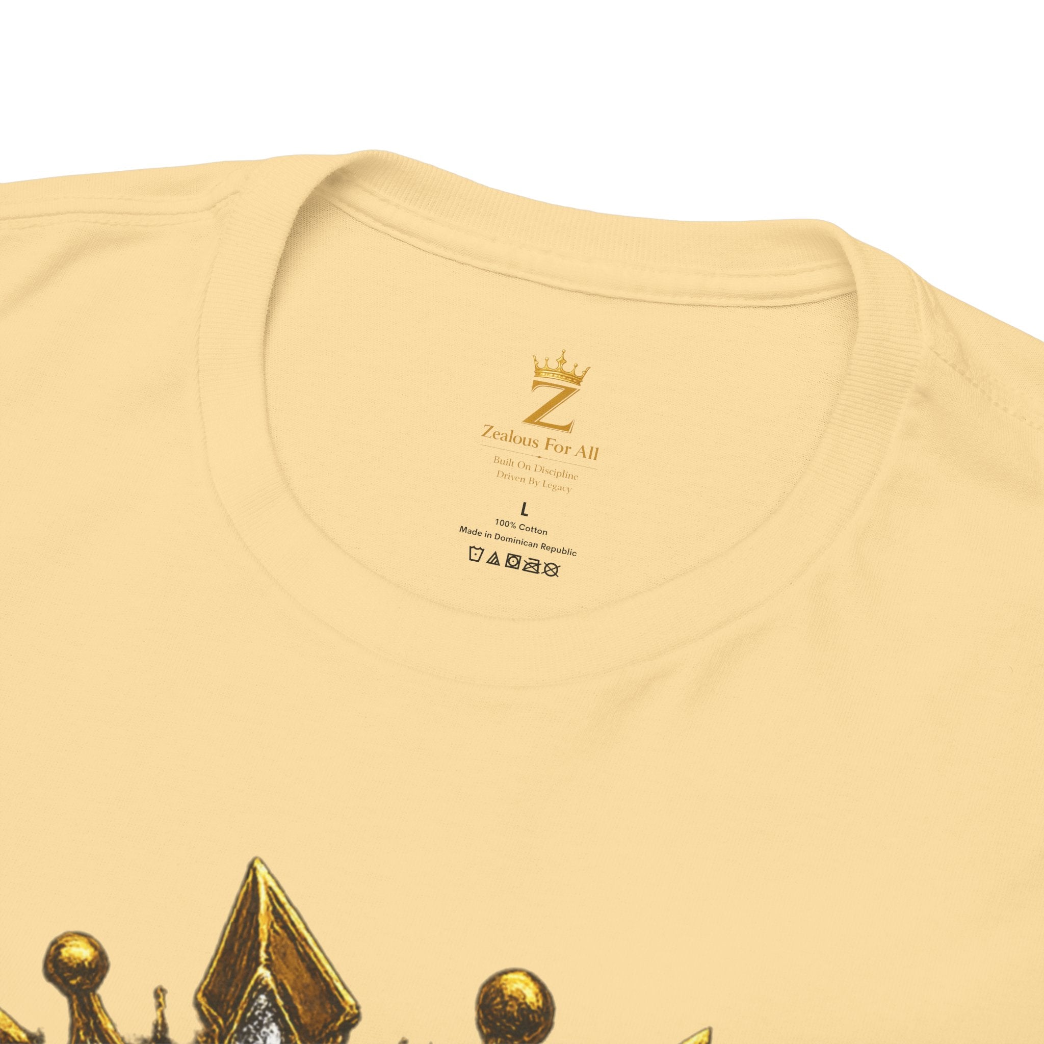 Adult Legacy Above Fame Graphic T-Shirt (Gold Drip) - Zealous For All
