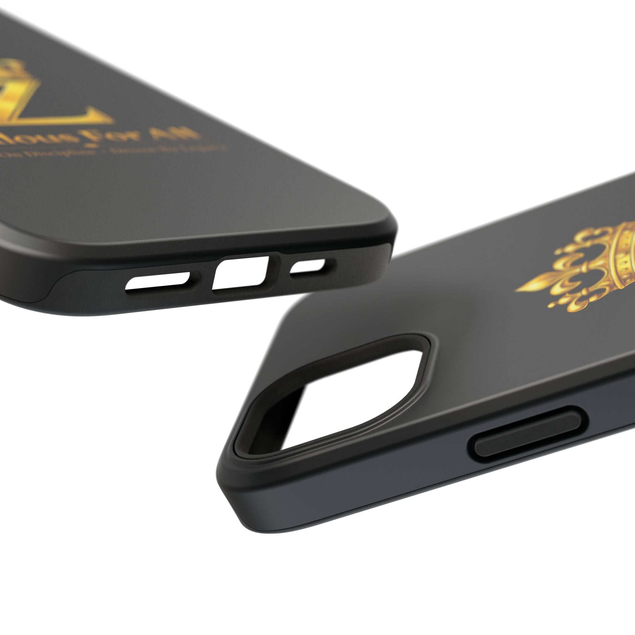 ZFA Phone Case  — "Zealous For All" Gold Crown Impact-Resistant Case Printify