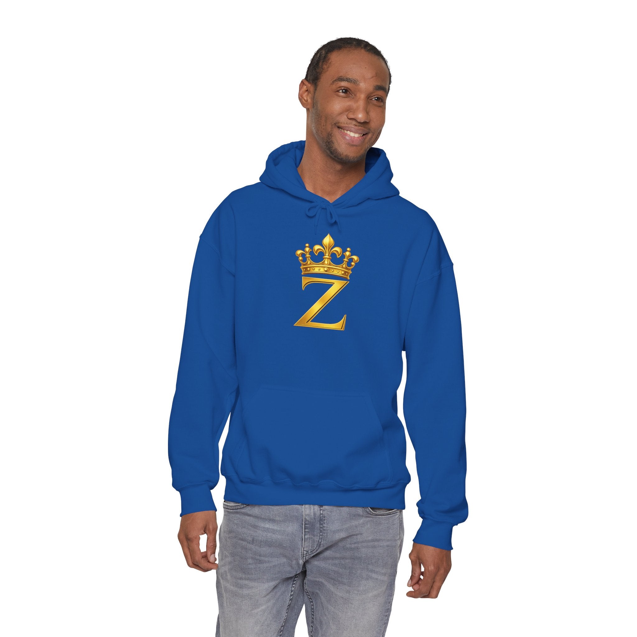 Zealous For All Hoodie — Gold Logo Printify