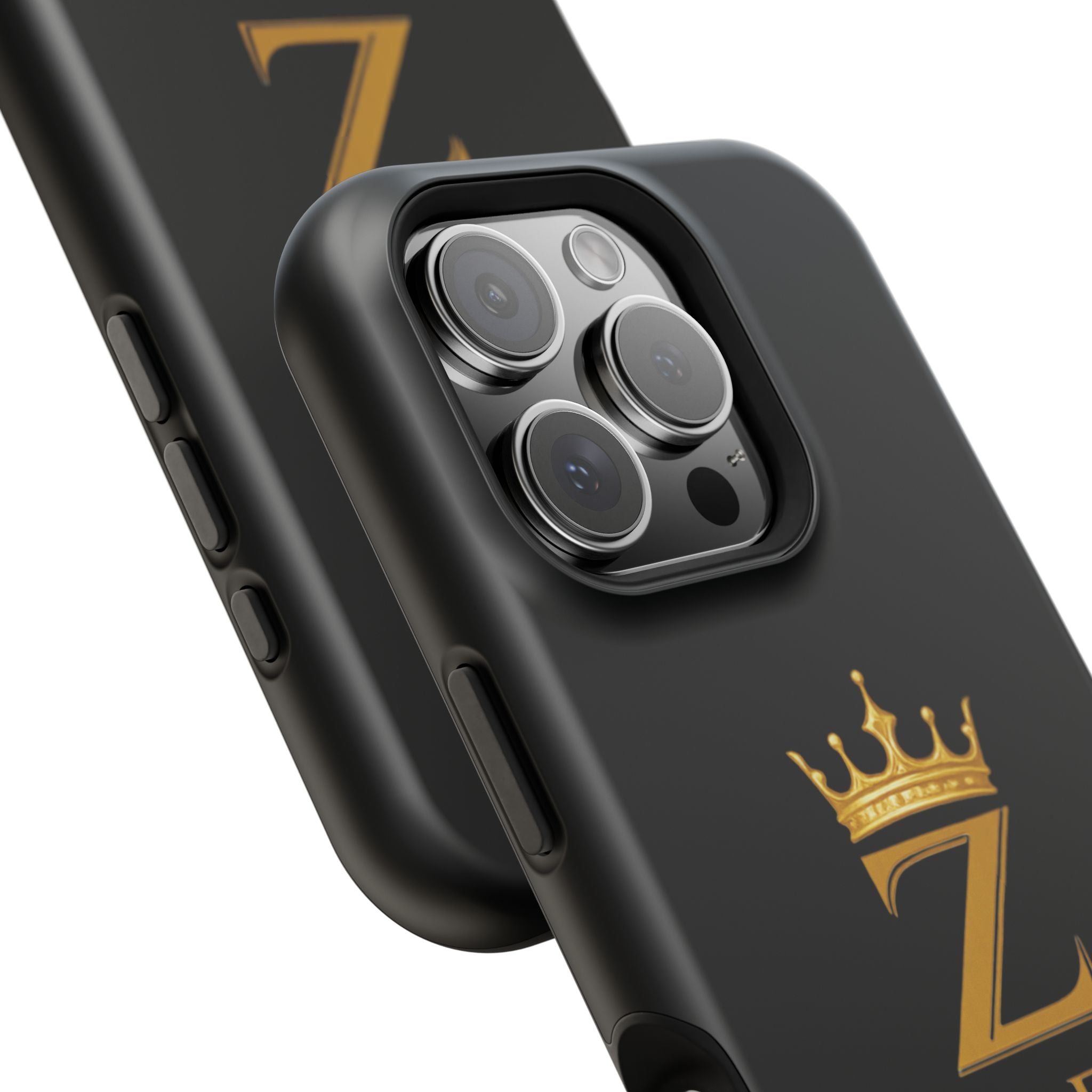 Phone Case — "Zealous For All" Gold Crown Impact-Resistant Case Printify