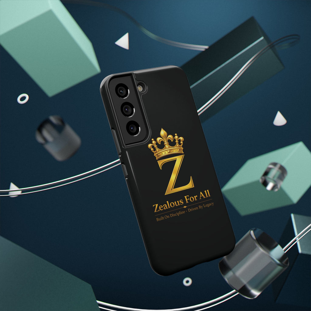 ZFA Phone Case  — "Zealous For All" Gold Crown Impact-Resistant Case Printify