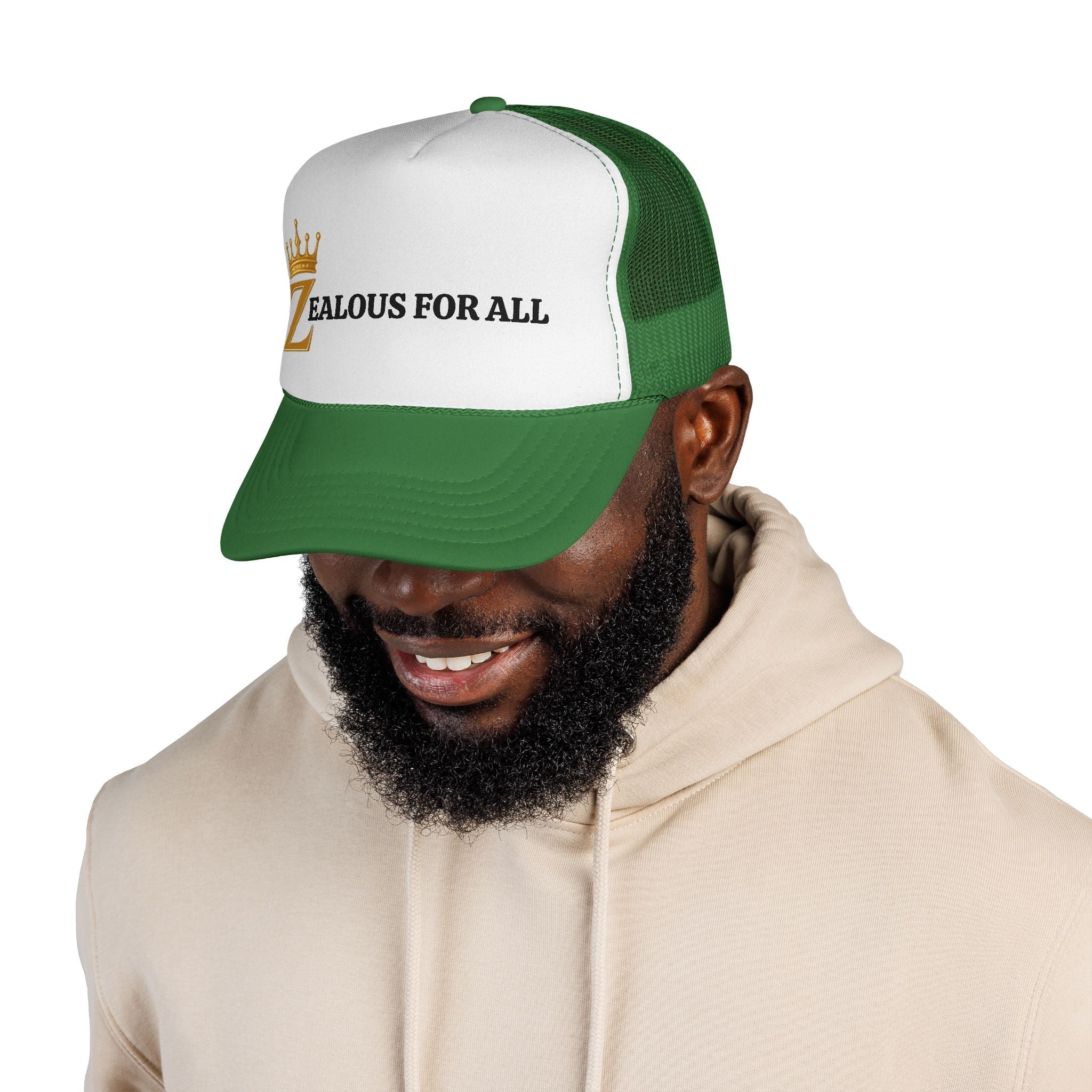 Zealous For All Trucker Caps Printify