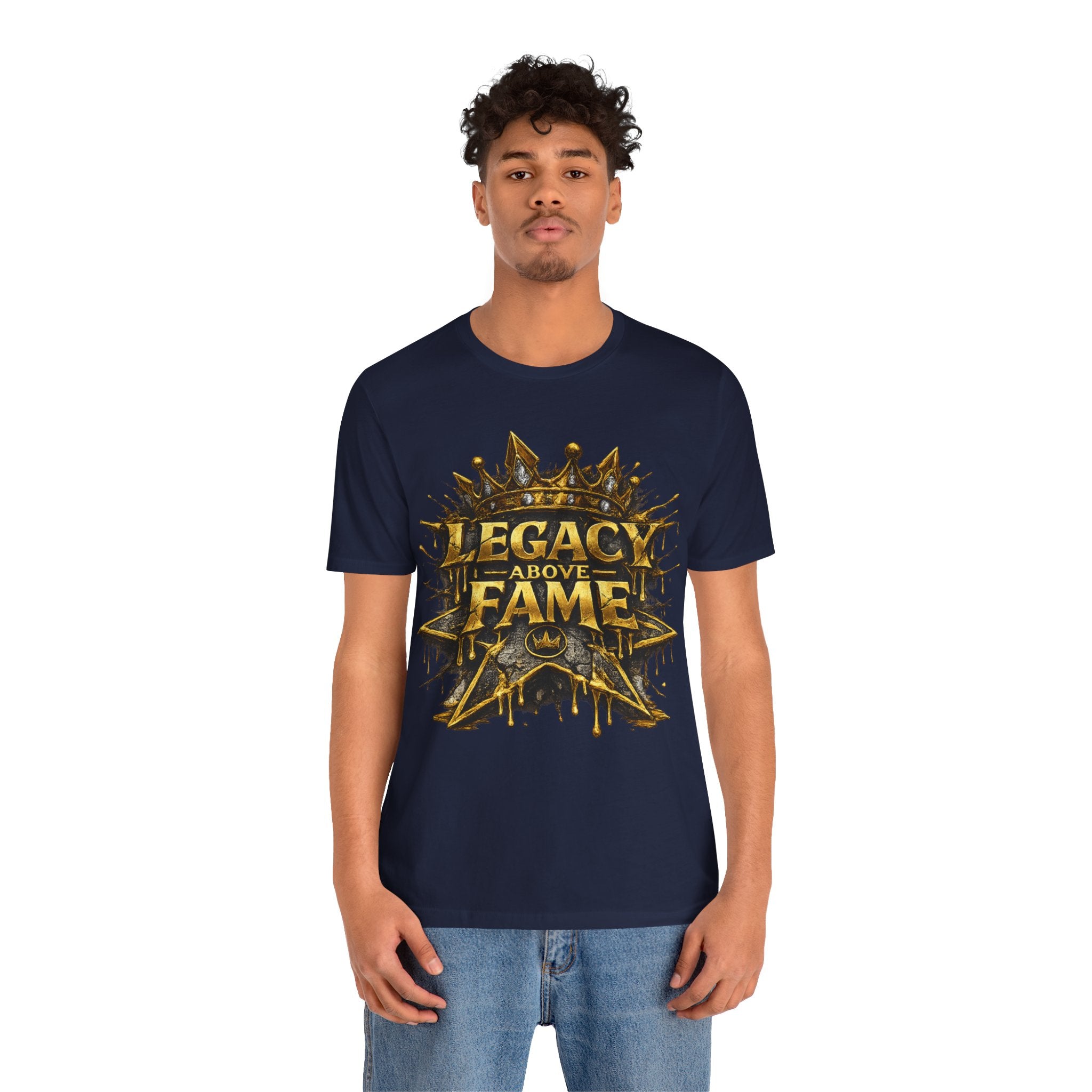 COMING SOON... Legacy Above Fame Graphic Tee (Gold Crown) Printify