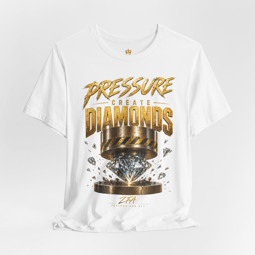 Pressure Create Diamonds T-Shirt — Motivational Graphic Tee