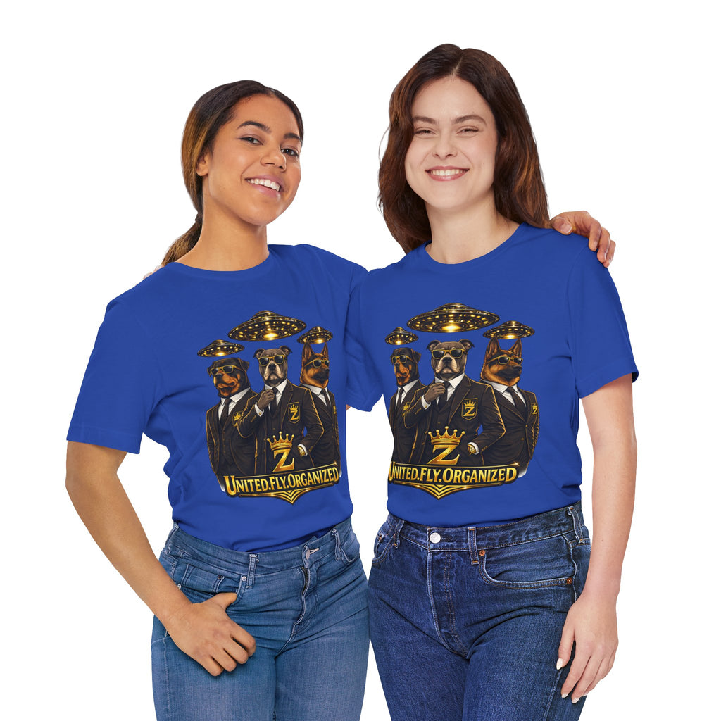 COMING SOON... United. Fly. Organized. Graphic Tee (Gold) Printify