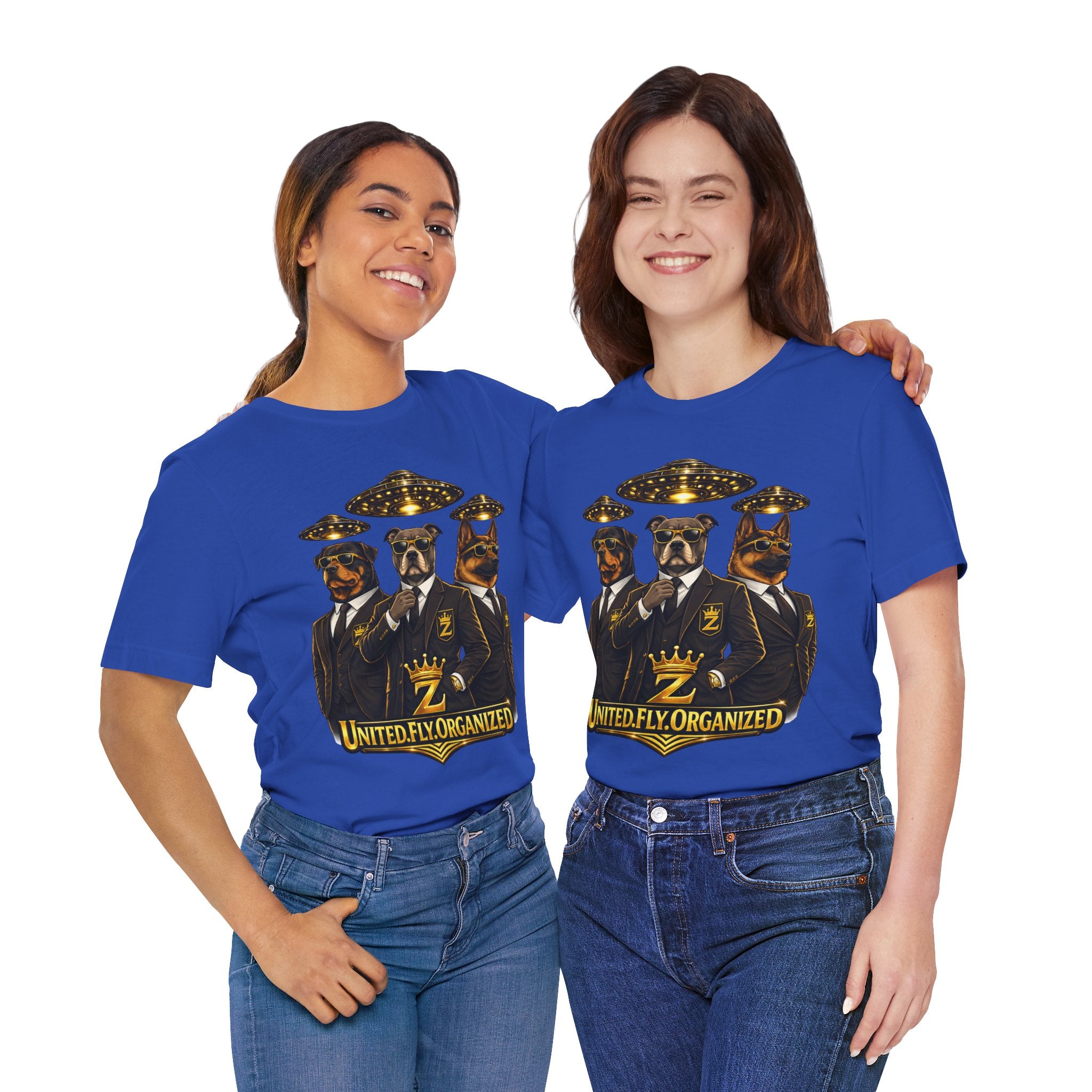 COMING SOON... United. Fly. Organized. Graphic Tee (Gold) Printify