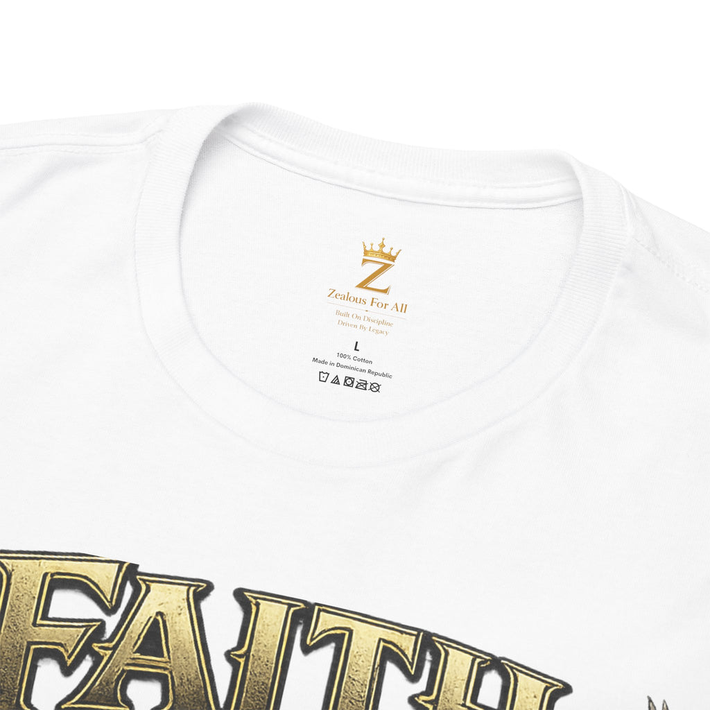 Adult Faith Prevails Anchor T-Shirt (Gold Anchor) Printify