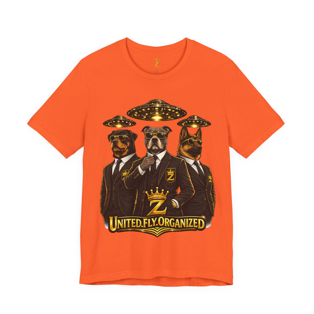 COMING SOON... United. Fly. Organized. Graphic Tee (Gold) Printify