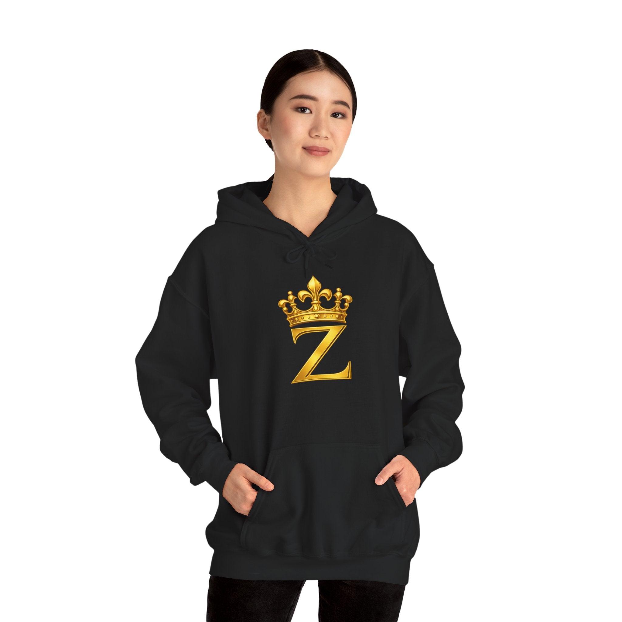 Zealous For All Hoodie — Gold Logo Printify