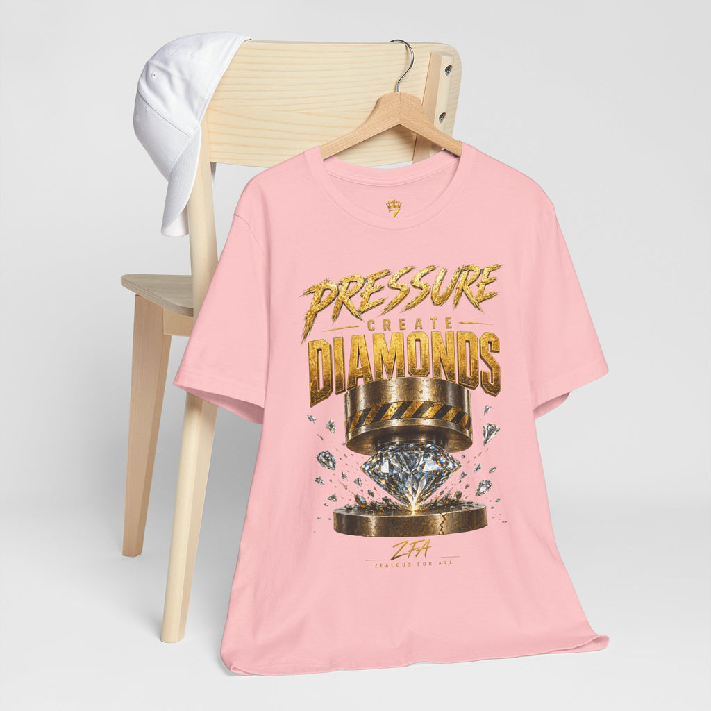 Pressure Create Diamonds T-Shirt — Motivational Graphic Tee