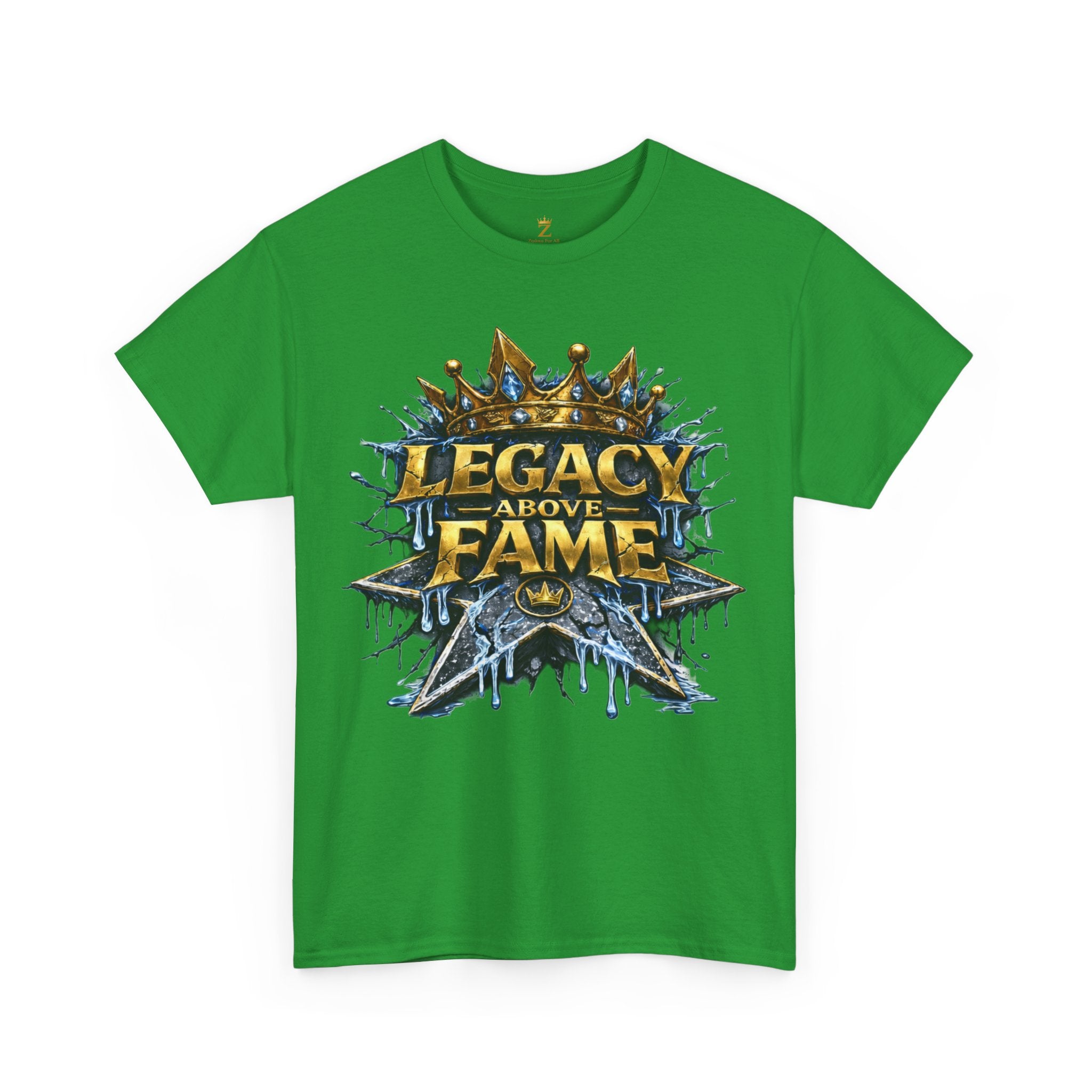Adult Legacy Above Fame Graphic T-Shirt (Icy Blue Drip) - Zealous For All