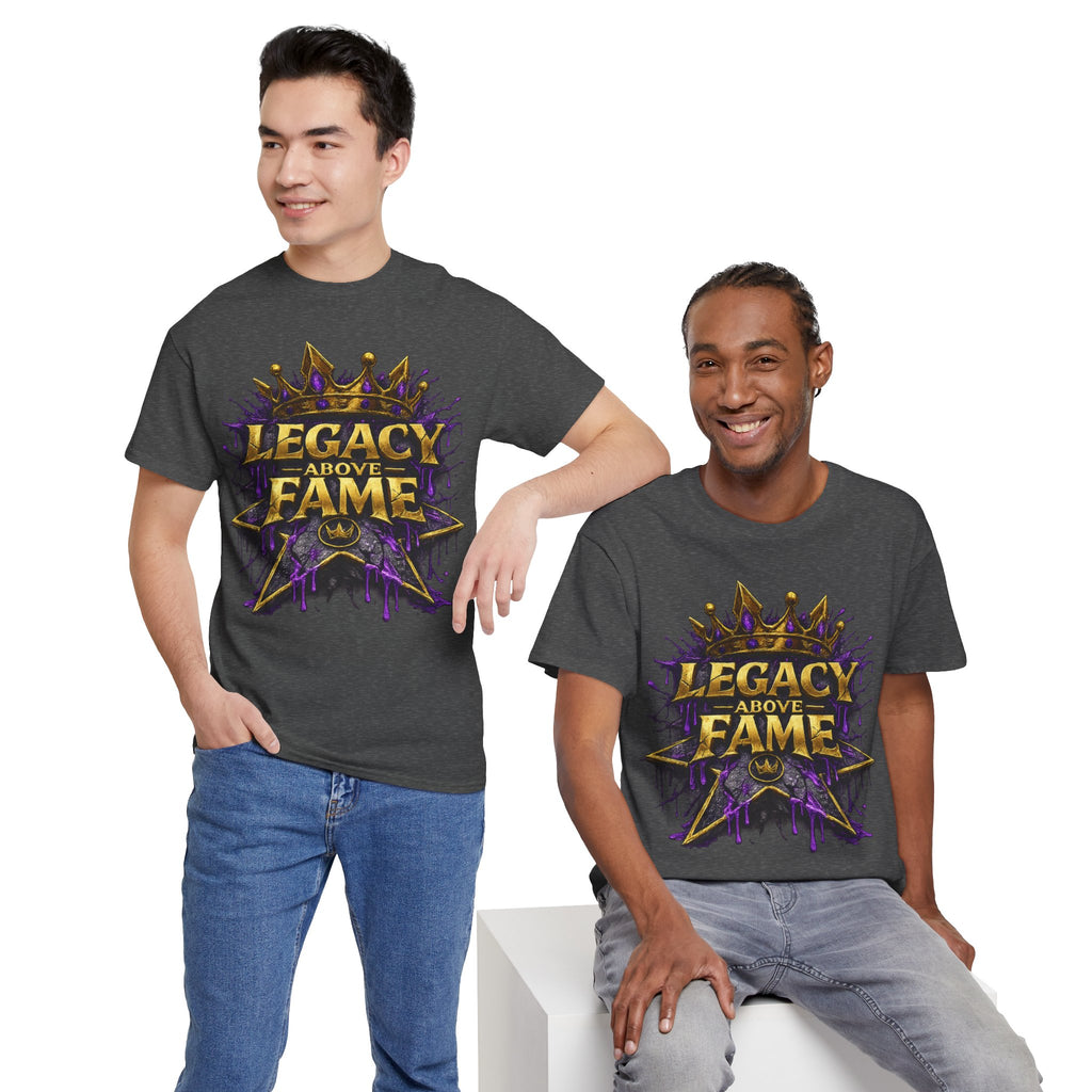 Adult Legacy Above Fame Graphic T-Shirt (Purple Drip) - Zealous For All