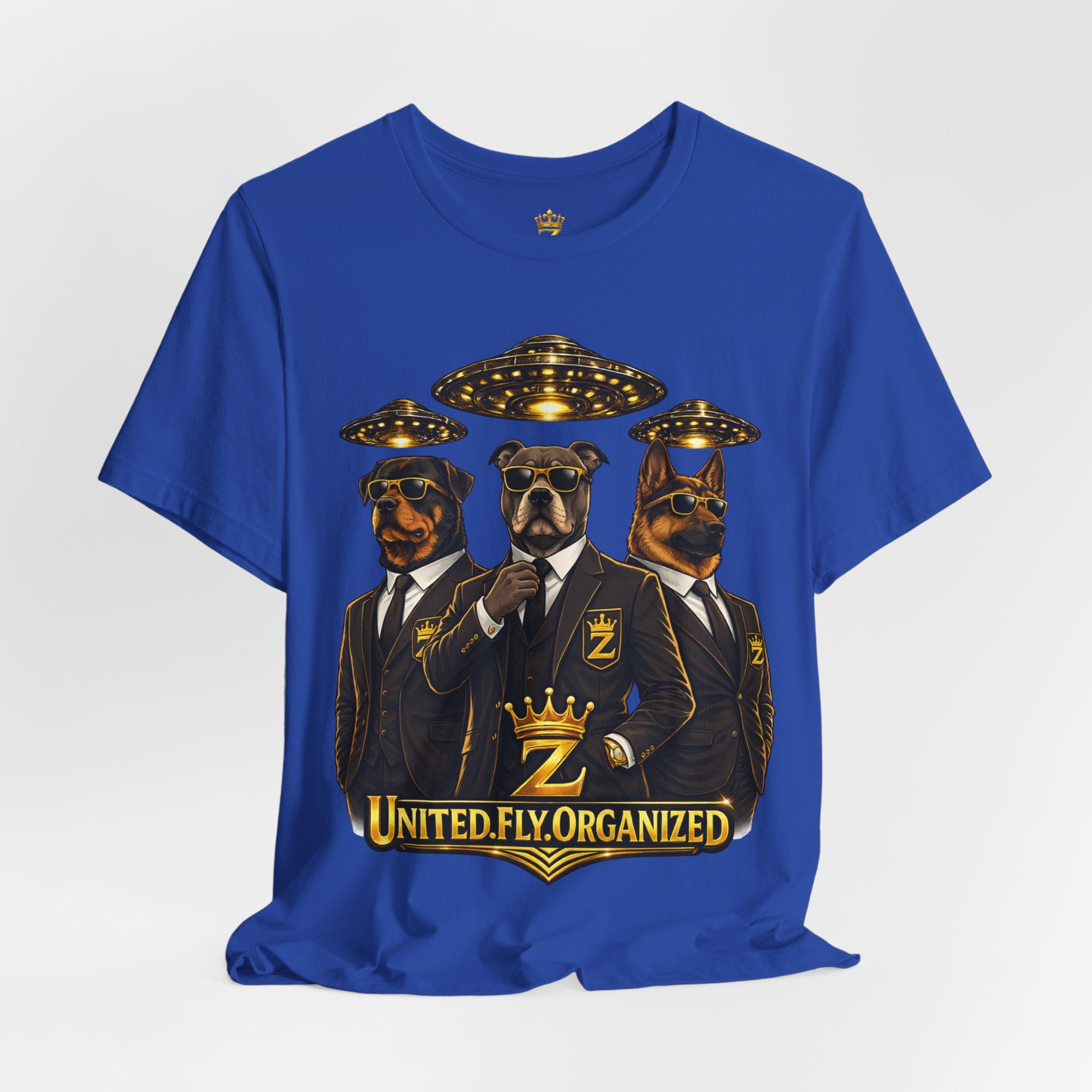 COMING SOON... United. Fly. Organized. Graphic Tee (Gold) Printify