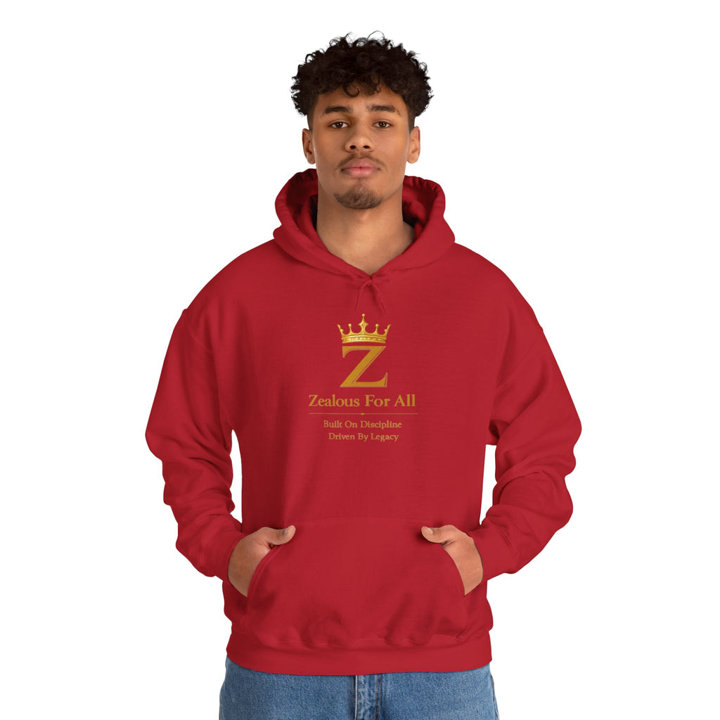 Zealous For All Hoodie — Gold Logo - Zealous For All
