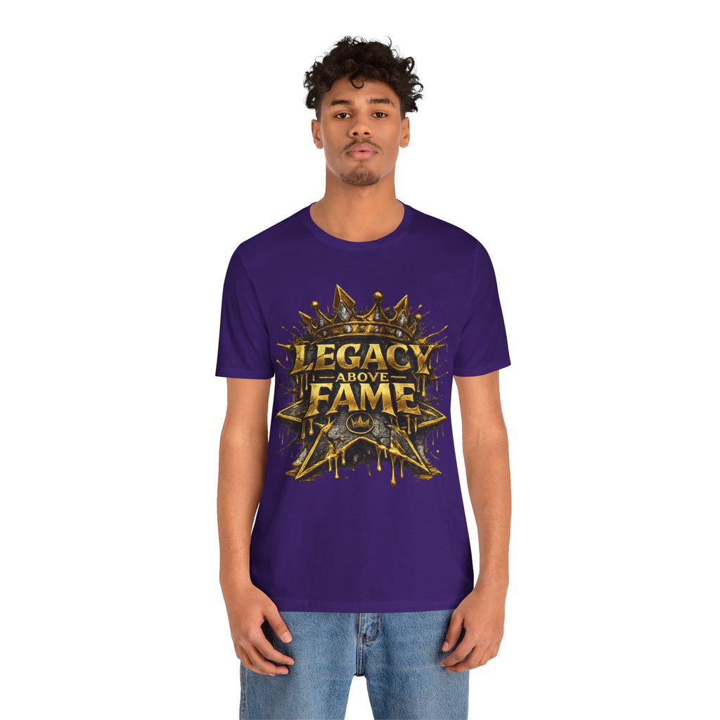 COMING SOON... Legacy Above Fame Graphic Tee (Gold Crown) Printify