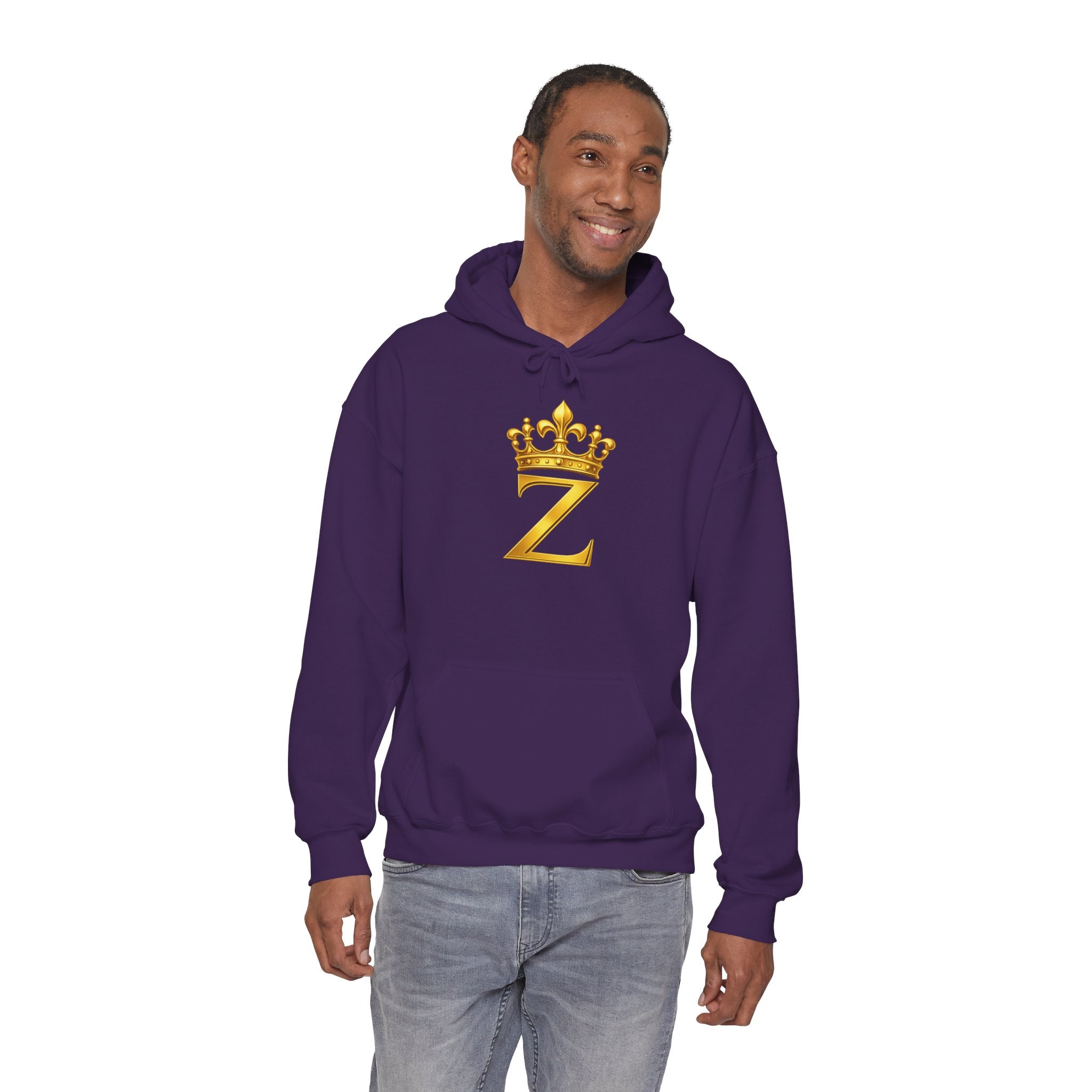 Zealous For All Hoodie — Gold Logo Printify