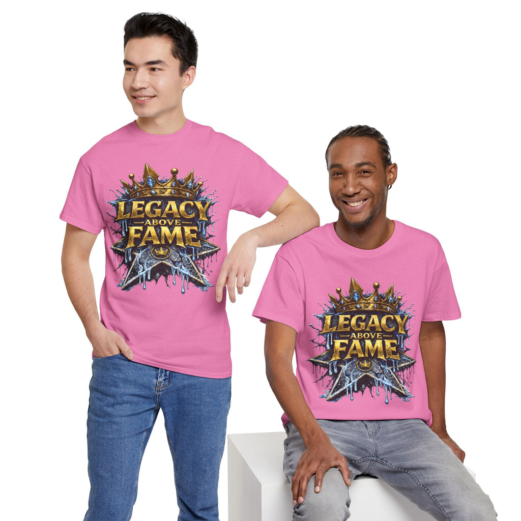 Adult Legacy Above Fame Graphic T-Shirt (Icy Blue Drip) - Zealous For All